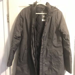 Eddie Bauer Girl on the Go insulated trench coat